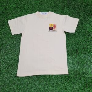 Vintage 80s Hanes Shirt Womens XS 16x24 Stanford USA